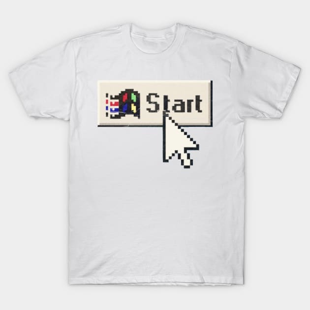 Windows 95 T-Shirt by Kaine Ability